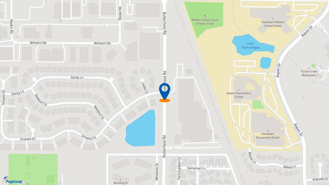 https://pageleap.com map showing location of Subway in Mundelein.