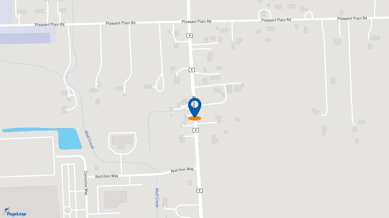 https://pageleap.com map showing location of Subway - Closed in Brookville.