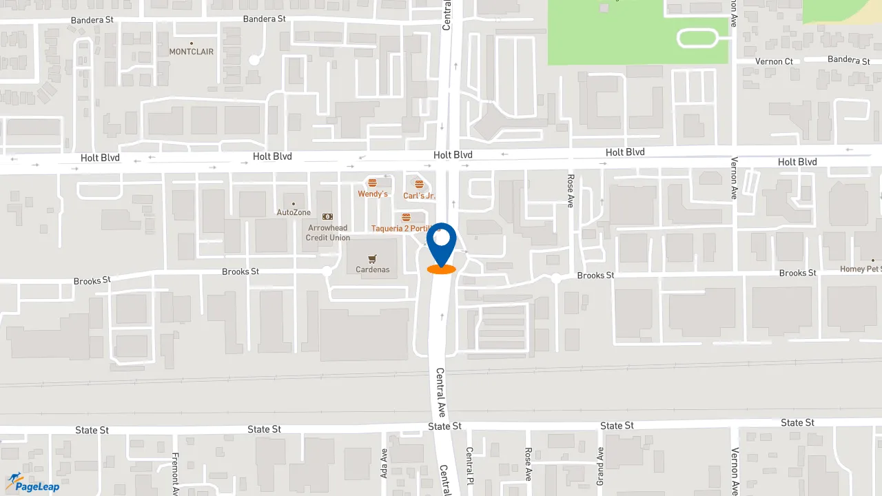 https://pageleap.com map showing location of Subway - Closed in Montclair.