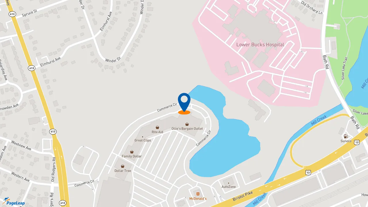 https://pageleap.com map showing location of Subway - Closed in Bristol.