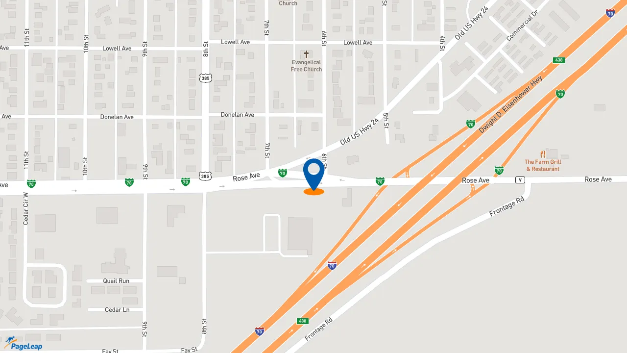 https://pageleap.com map showing location of Subway - Closed in Burlington.