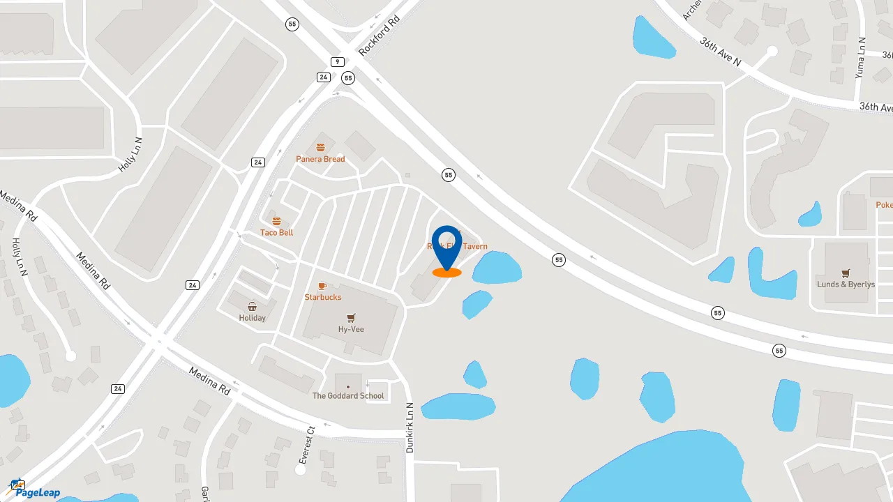 https://pageleap.com map showing location of Subway in Plymouth.