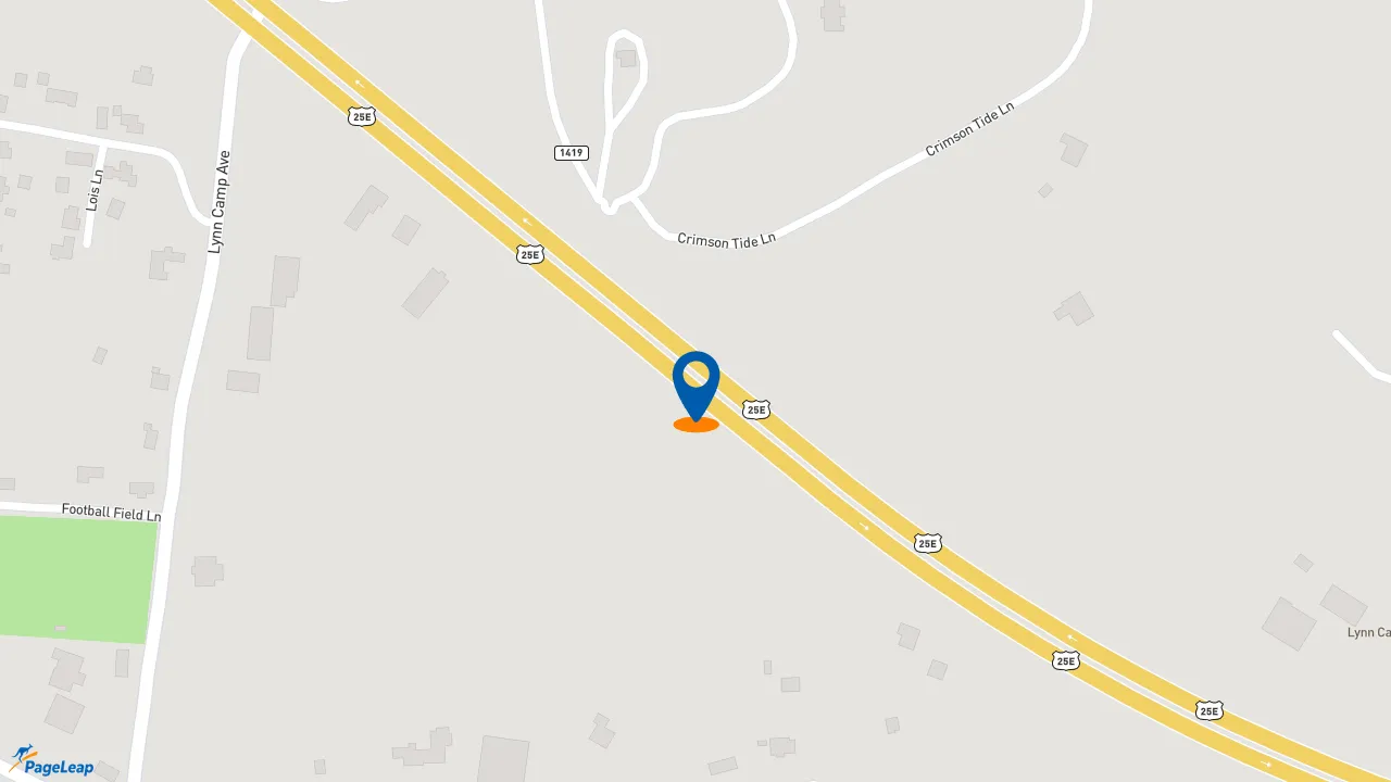 https://pageleap.com map showing location of Subway in Corbin.