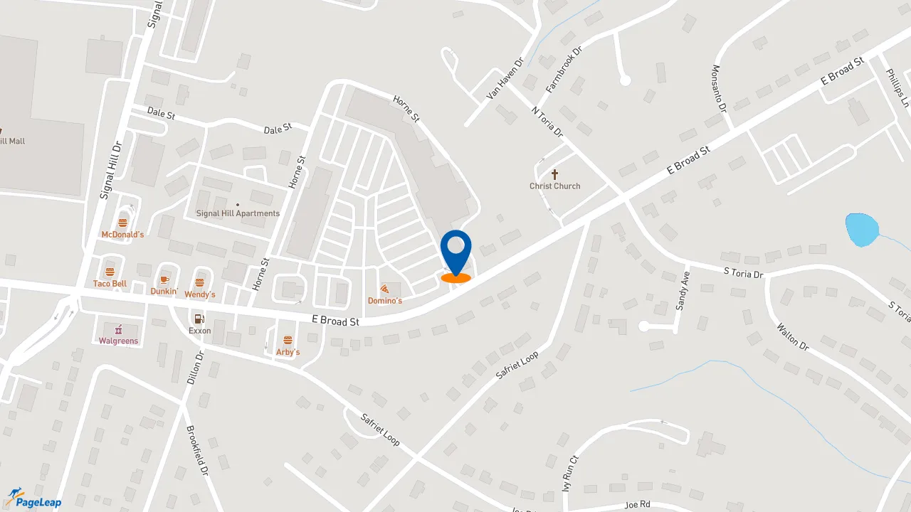 https://pageleap.com map showing location of Subway in Statesville.