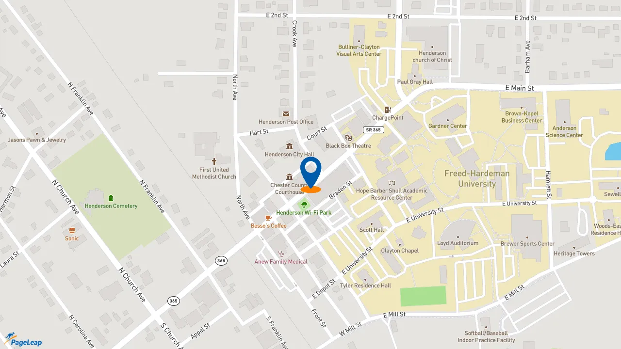 https://pageleap.com map showing location of Subway in Henderson.