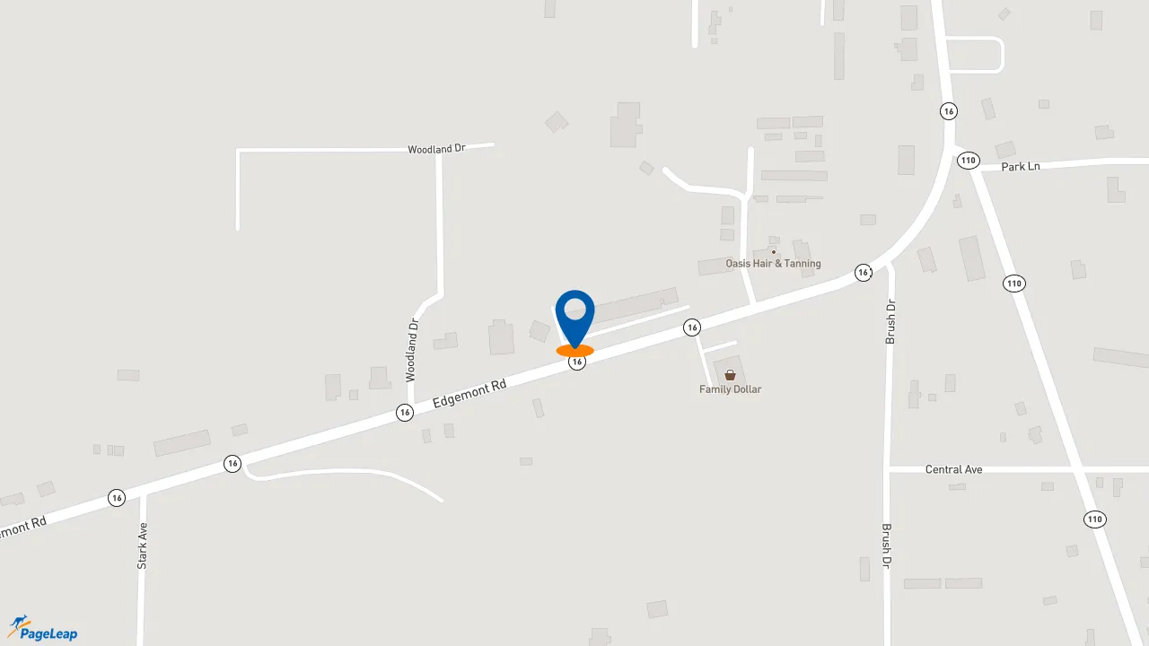 https://pageleap.com map showing location of Subway in Greers Ferry.