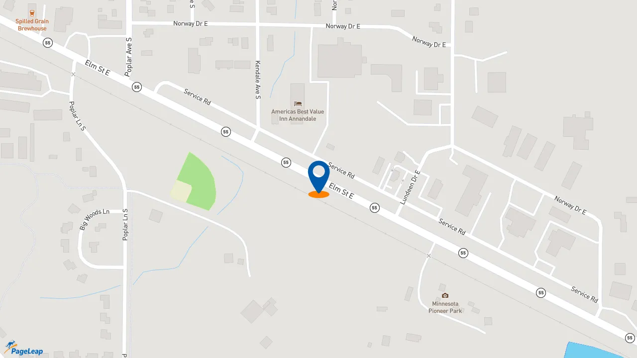 https://pageleap.com map showing location of Subway in Annandale.