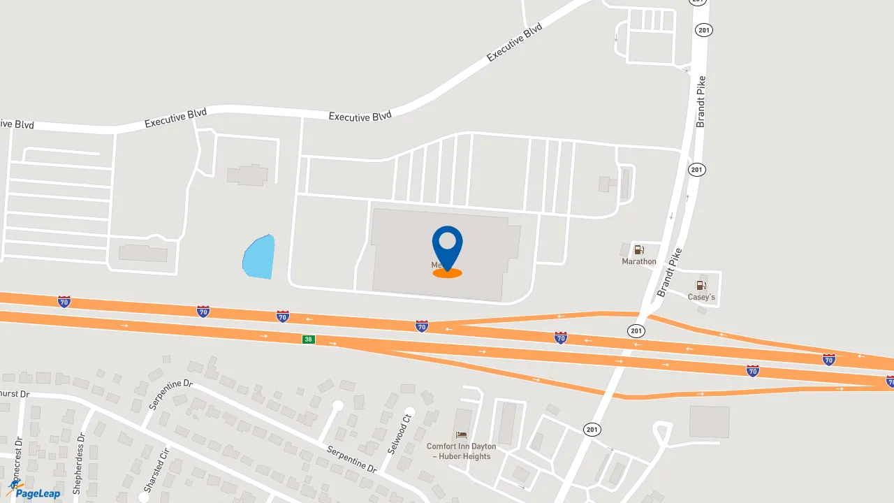 https://pageleap.com map showing location of Subway in Huber Heights.