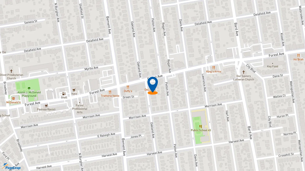 https://pageleap.com map showing location of Subway in City Of New York.