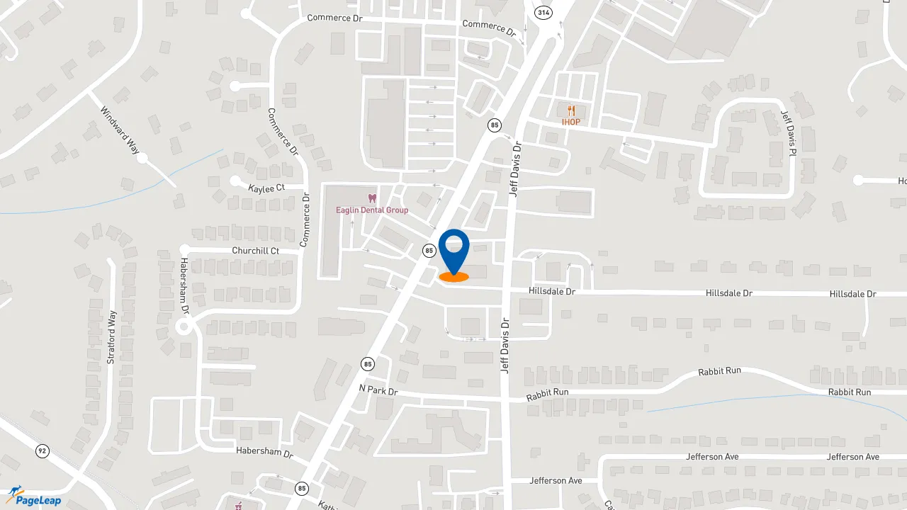 https://pageleap.com map showing location of Subway in Fayetteville.
