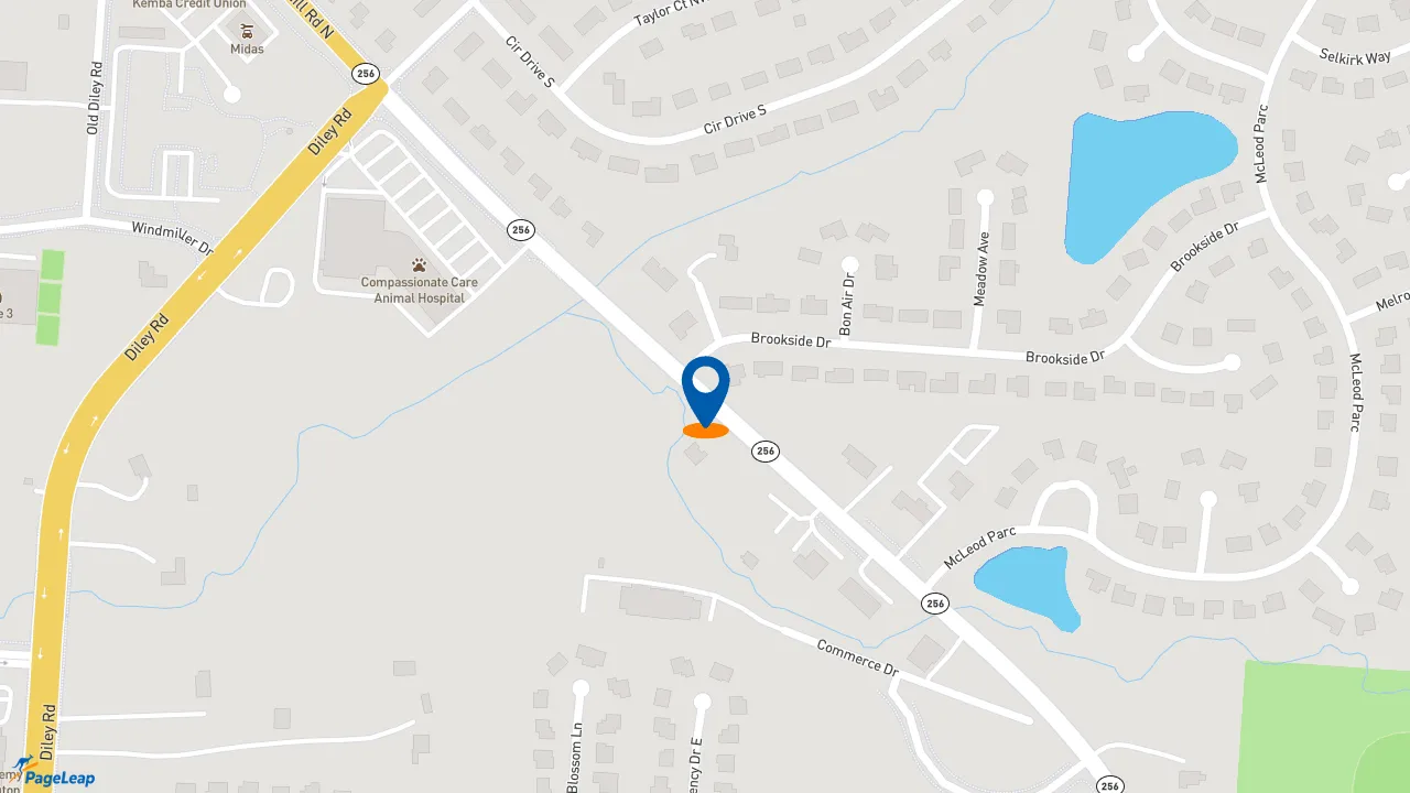 https://pageleap.com map showing location of Subway in Pickerington.