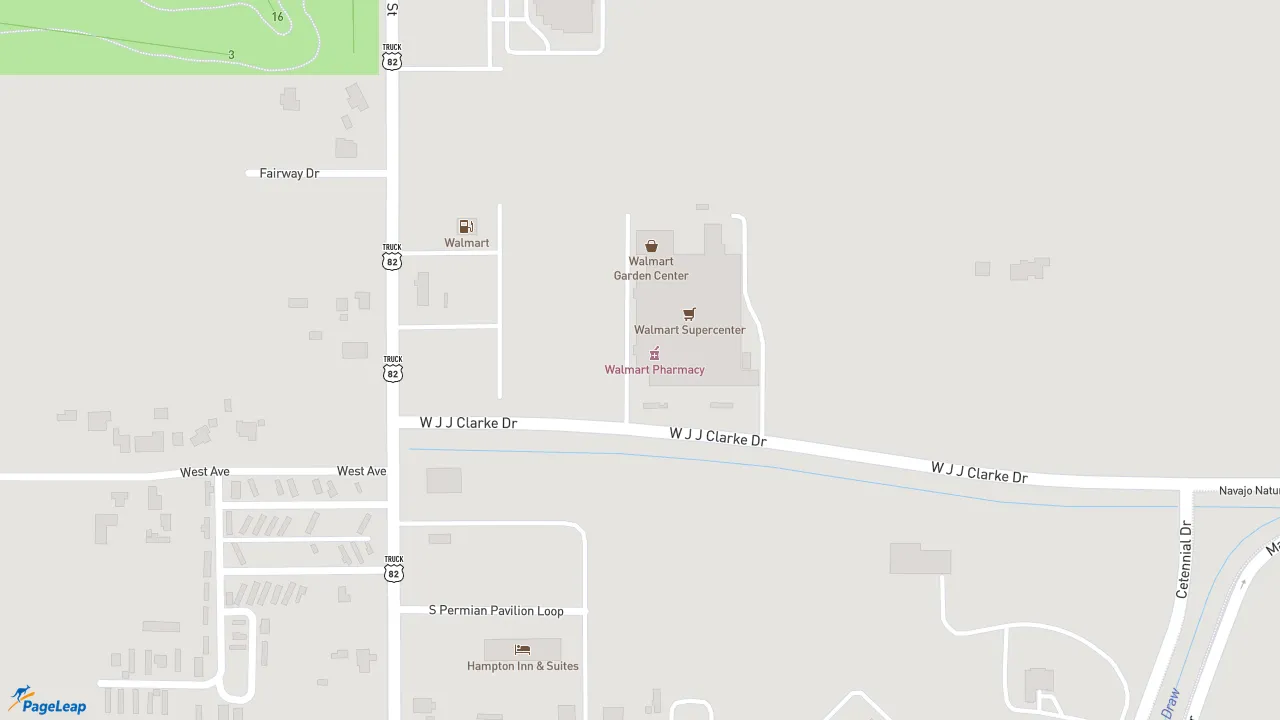 https://pageleap.com map showing location of Subway in Artesia.