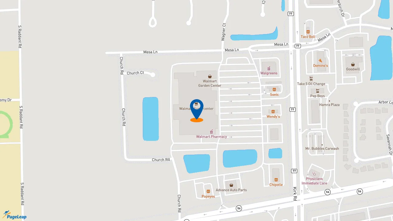 https://pageleap.com map showing location of Subway in Aurora.