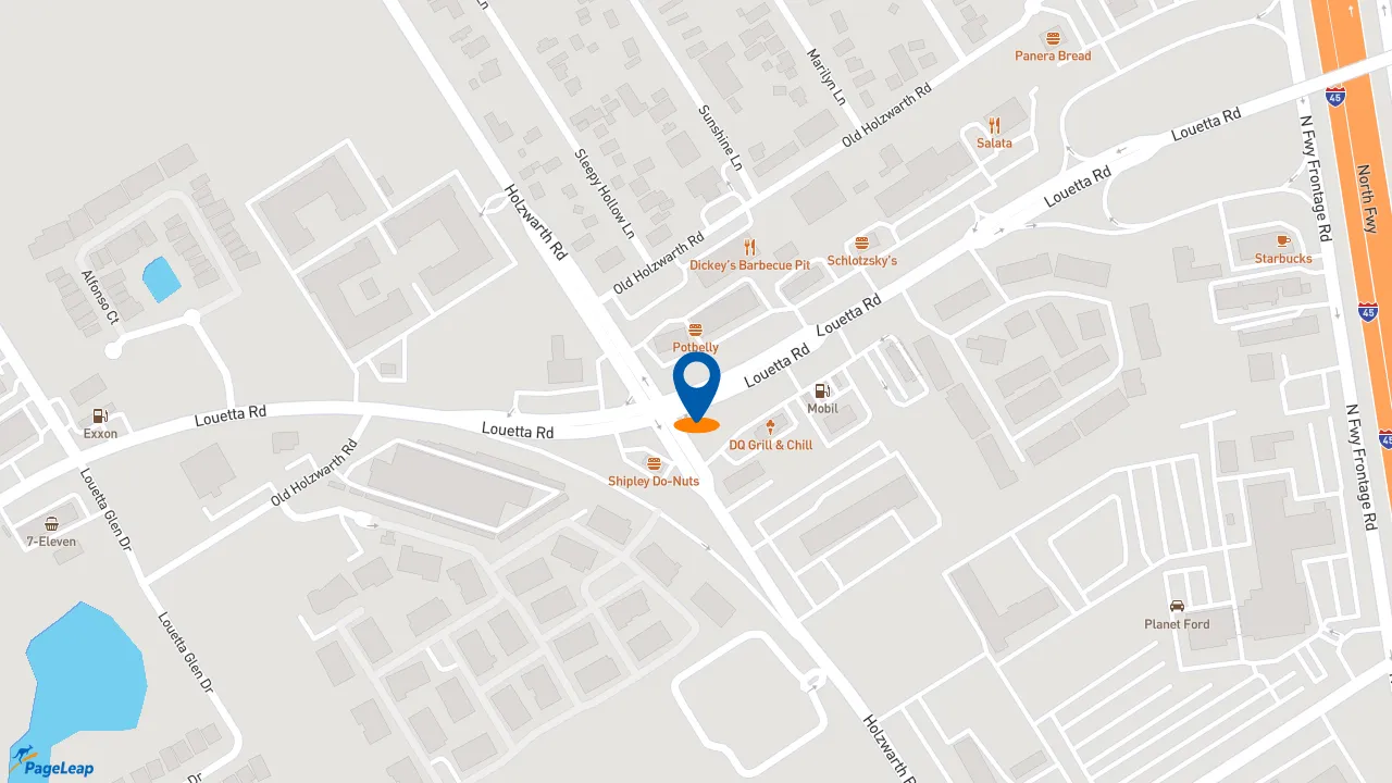 https://pageleap.com map showing location of Subway in Spring.