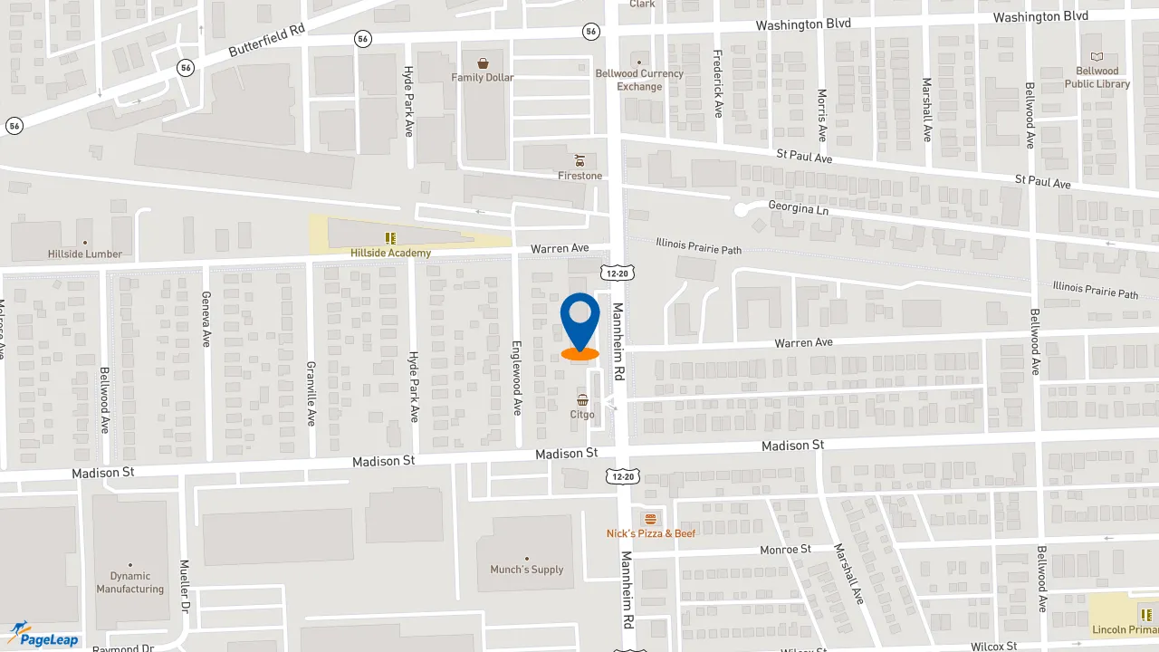 https://pageleap.com map showing location of Subway in Hillside.