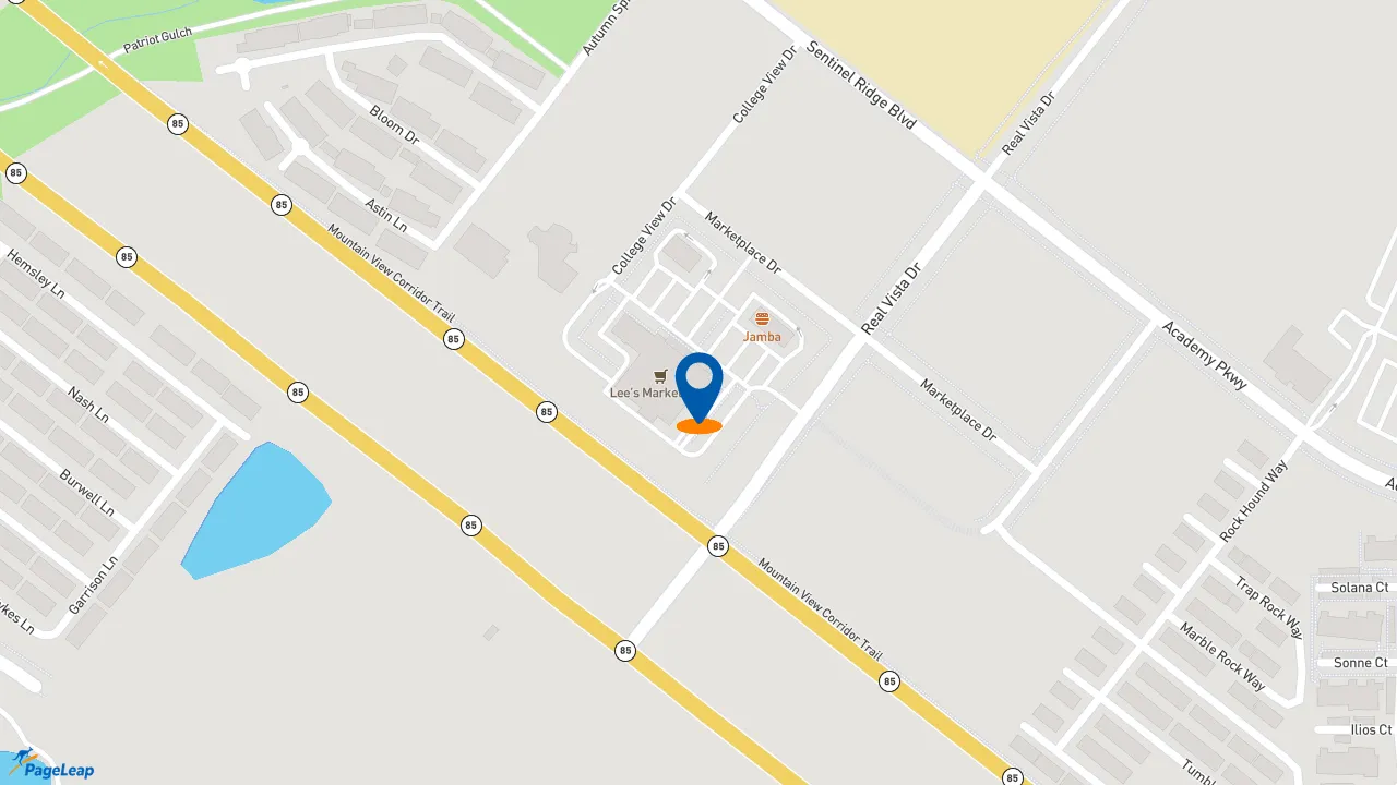 https://pageleap.com map showing location of Subway in Herriman.