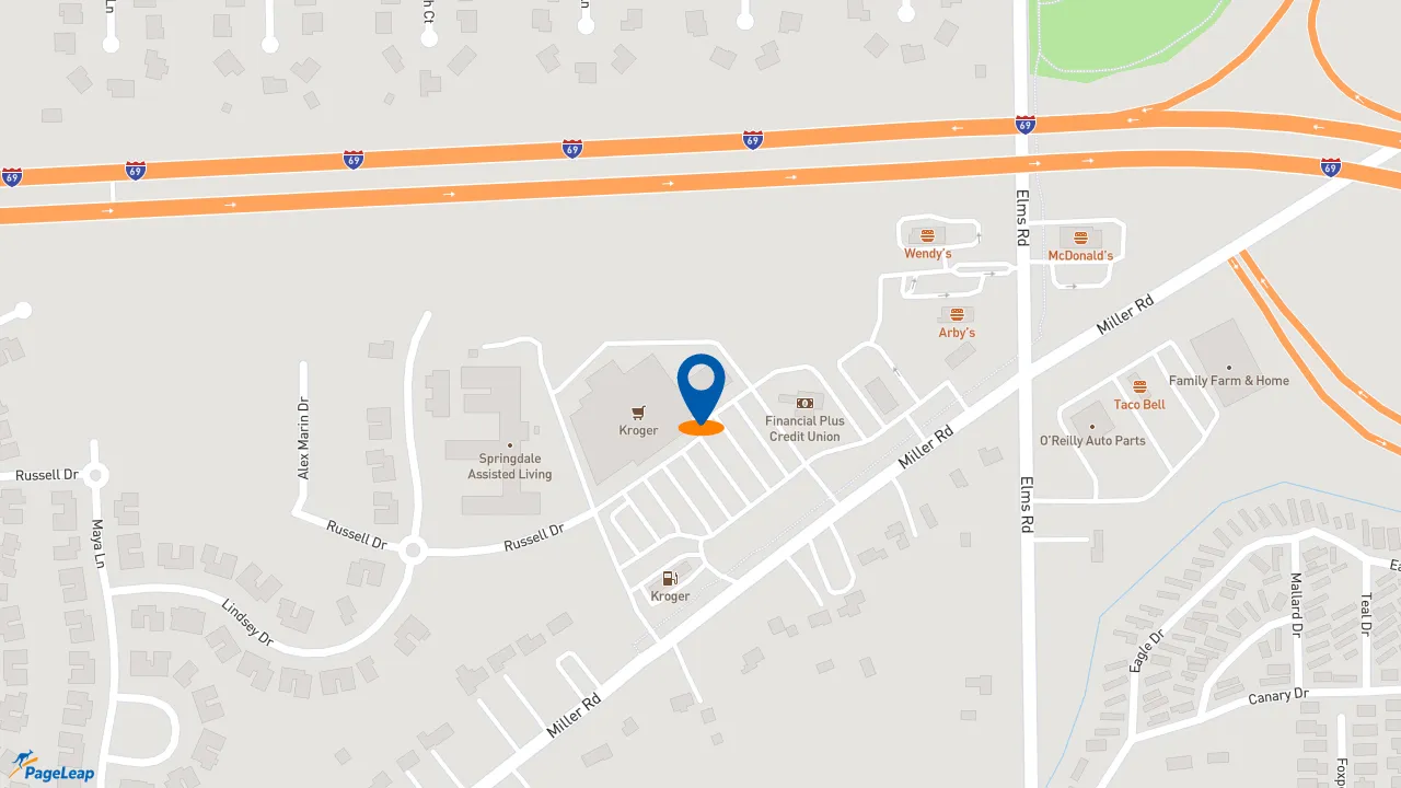 https://pageleap.com map showing location of Subway in Swartz Creek.