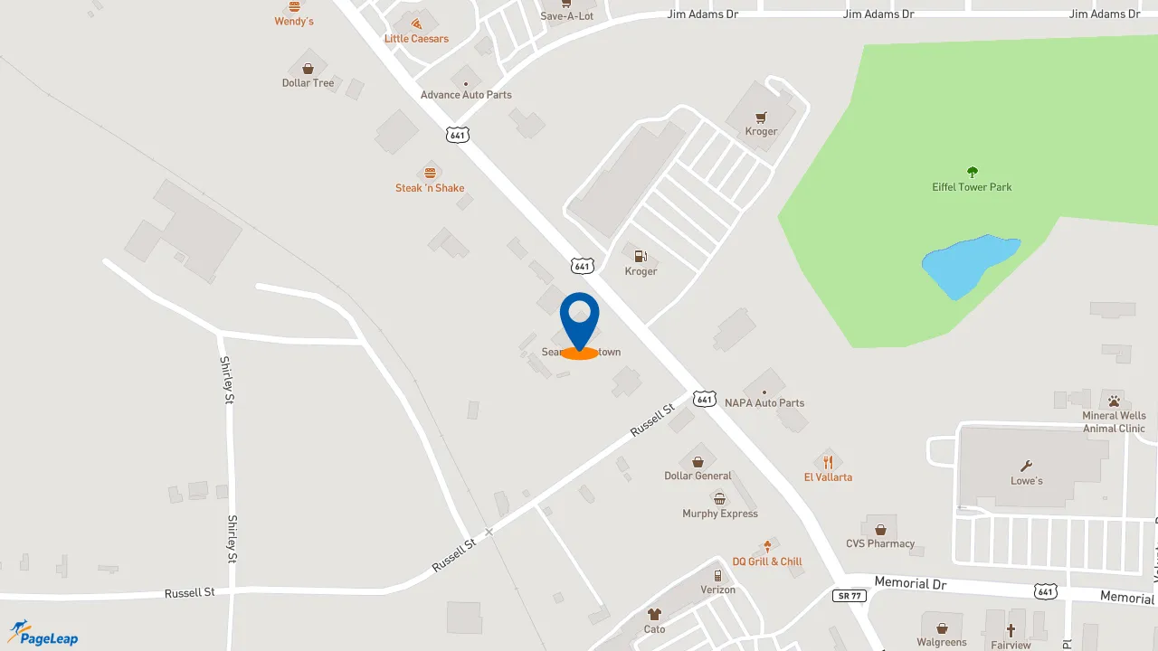 https://pageleap.com map showing location of Subway in Paris.