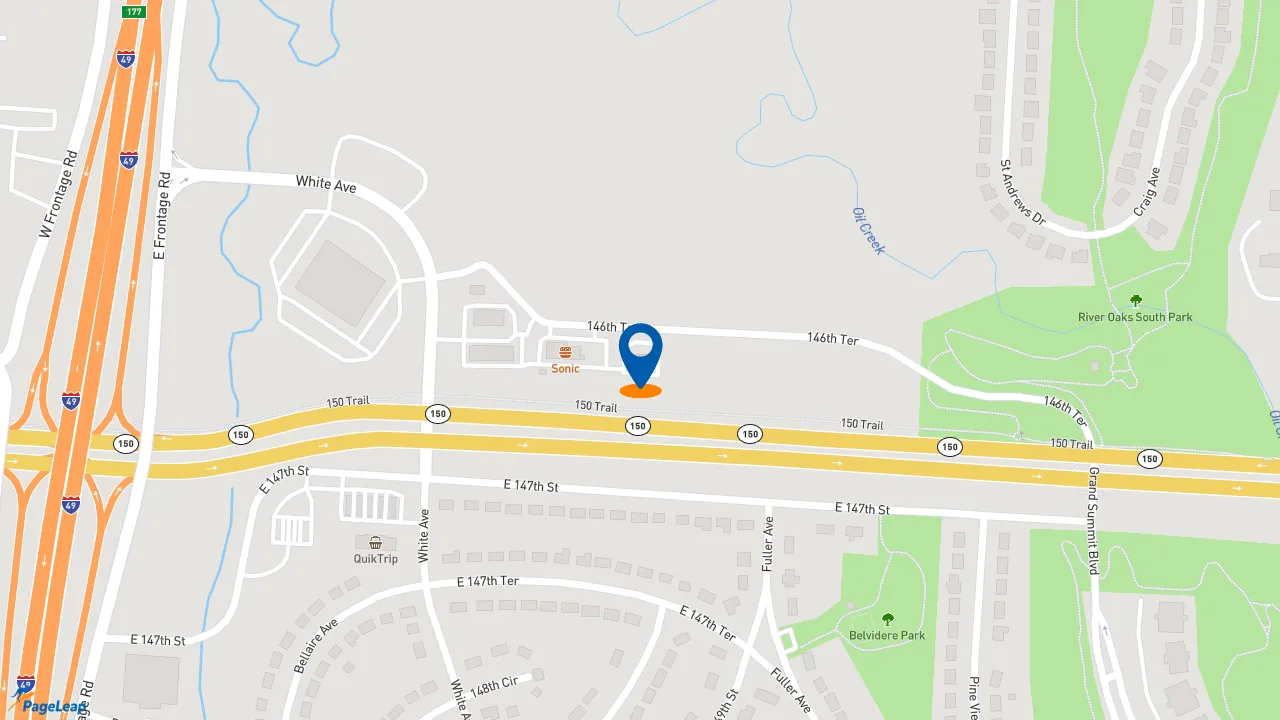 https://pageleap.com map showing location of Subway in Grandview.