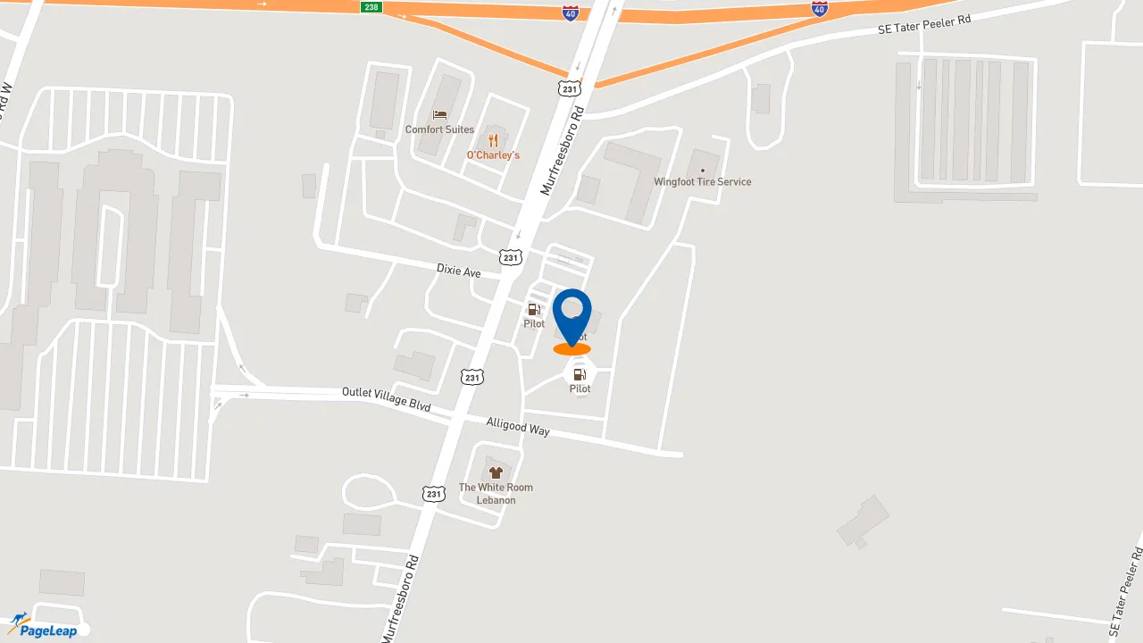 https://pageleap.com map showing location of Subway in Lebanon.