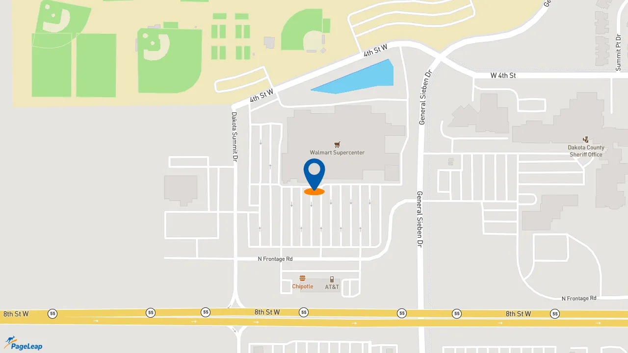 https://pageleap.com map showing location of Subway in Hastings.