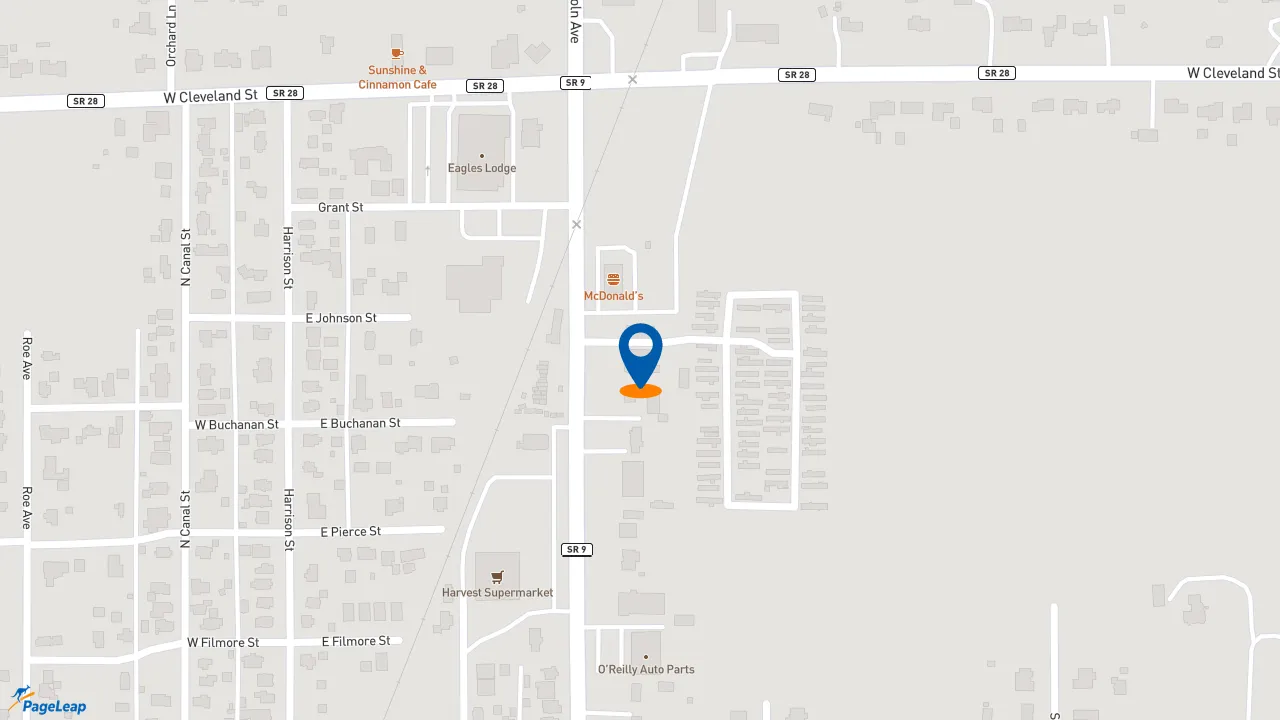 https://pageleap.com map showing location of Subway in Alexandria.