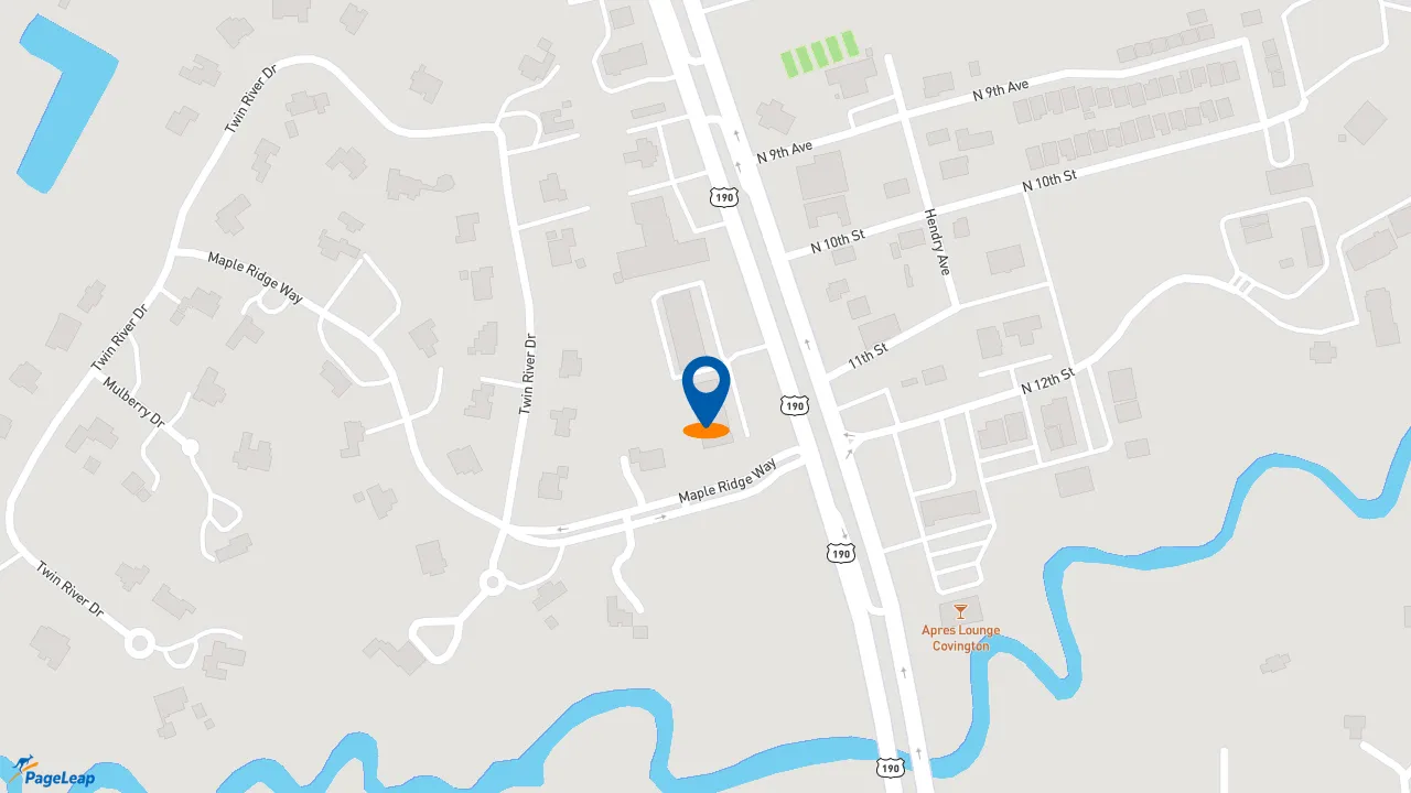 https://pageleap.com map showing location of Subway in Covington.