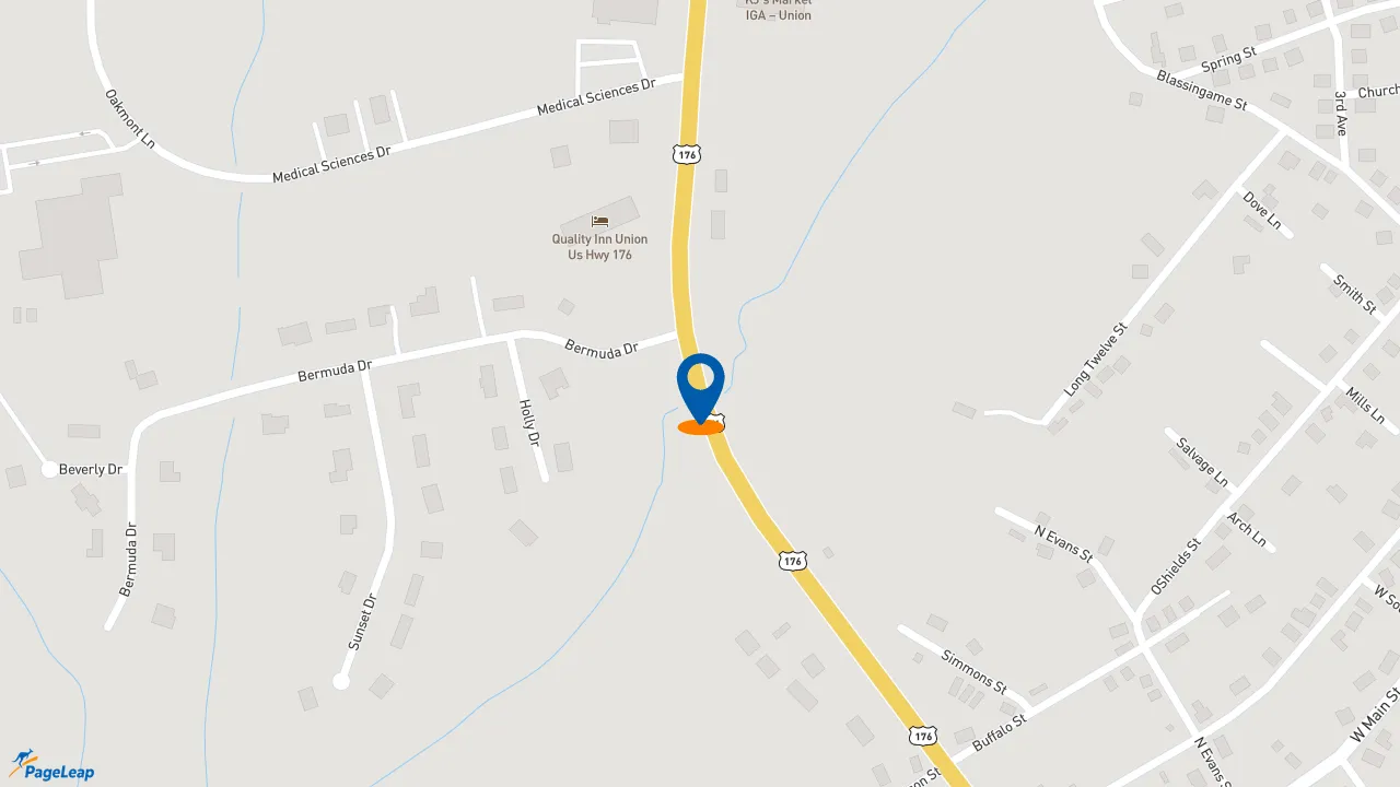 https://pageleap.com map showing location of Subway in Union.