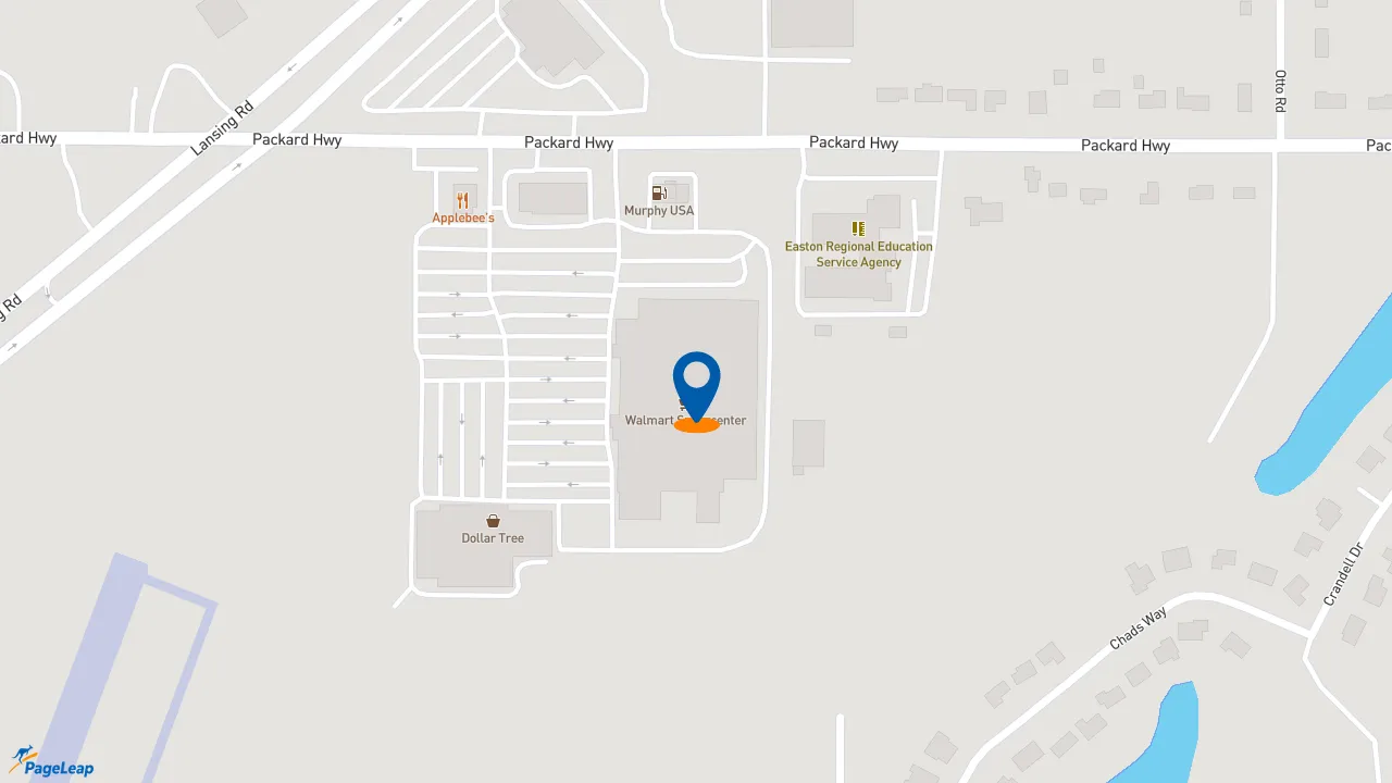 https://pageleap.com map showing location of Subway in Charlotte.