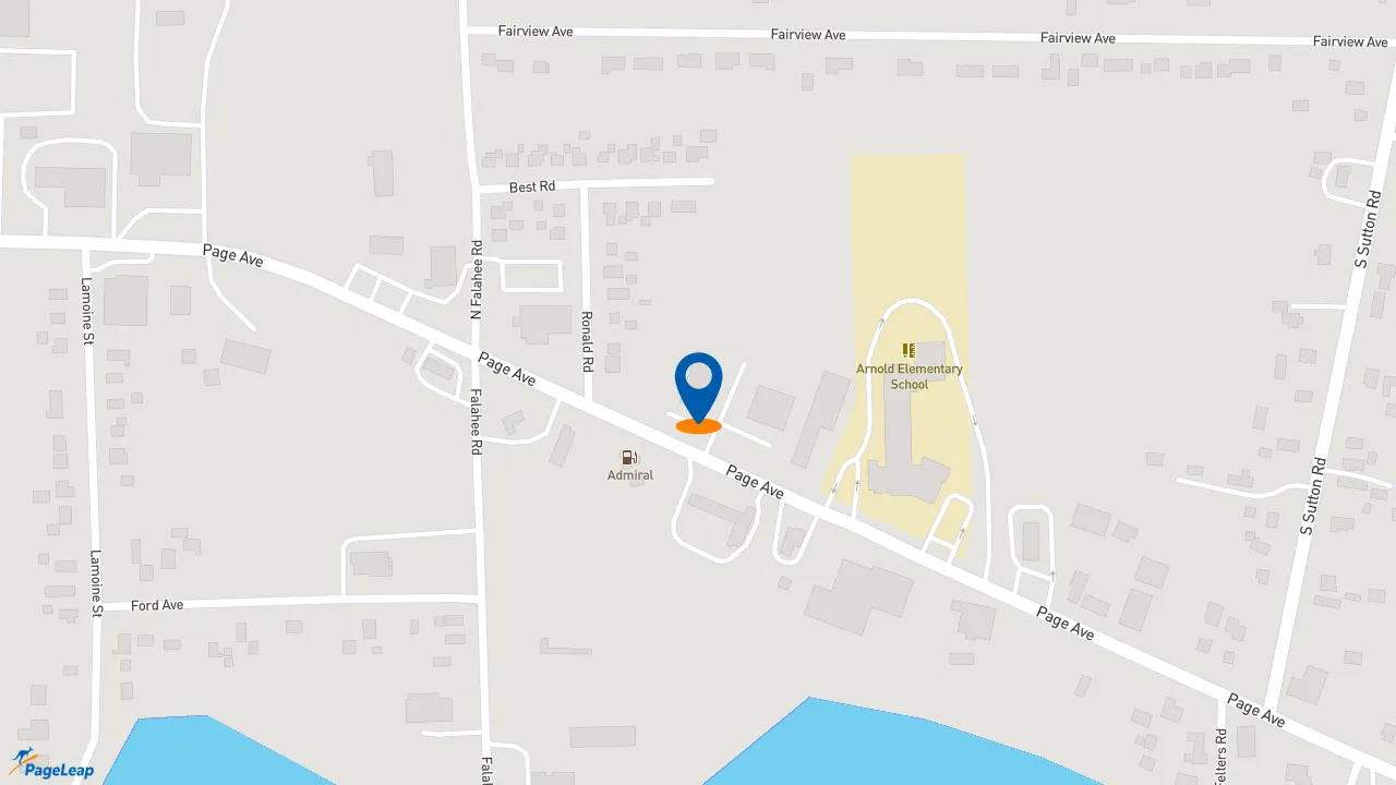 https://pageleap.com map showing location of Subway in Michigan Center.