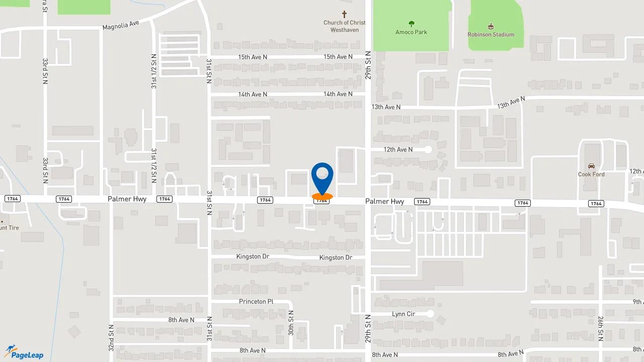 https://pageleap.com map showing location of Subway in Texas City.