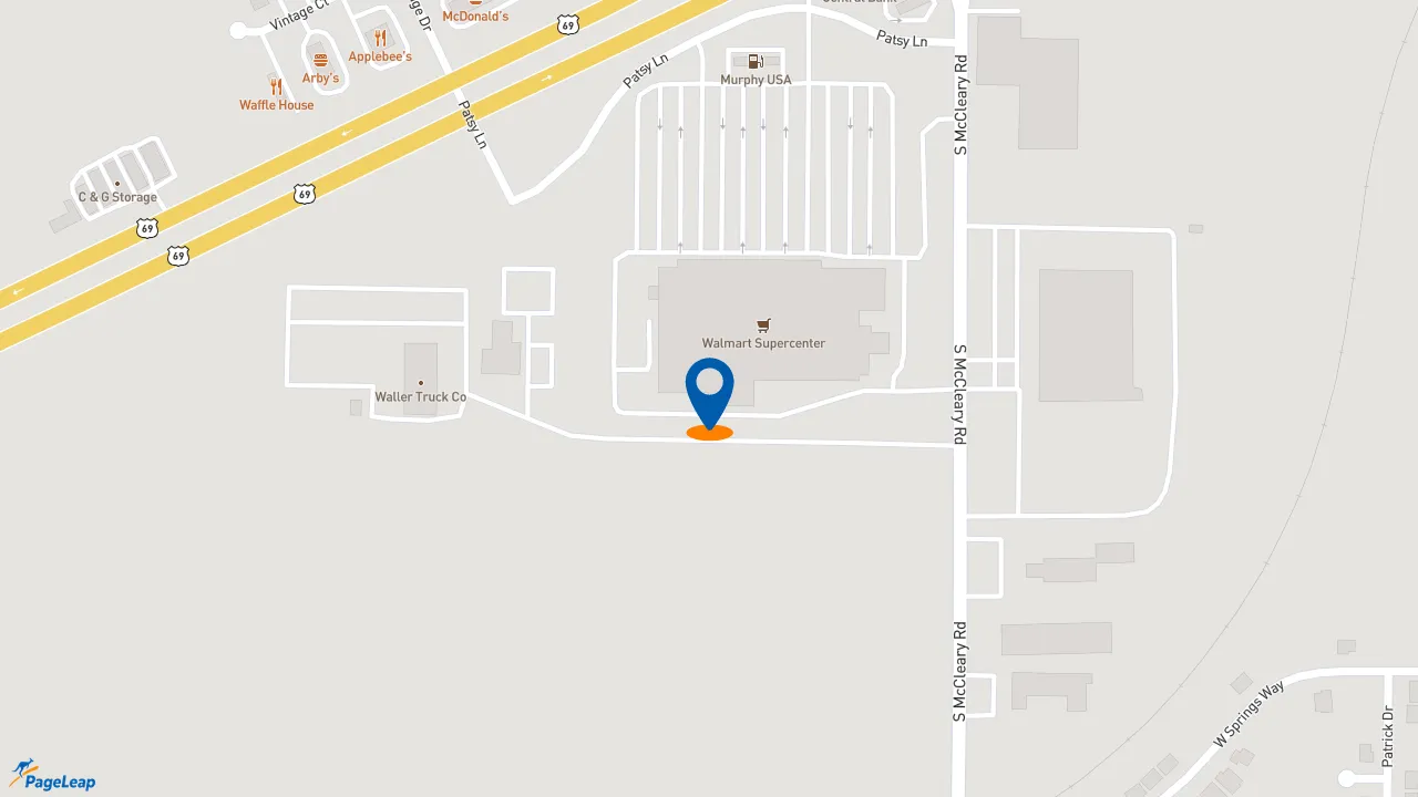 https://pageleap.com map showing location of Subway in Excelsior Springs.