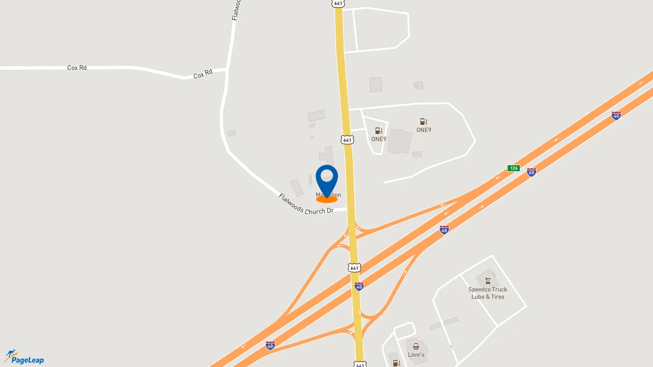 https://pageleap.com map showing location of Subway in Holladay.
