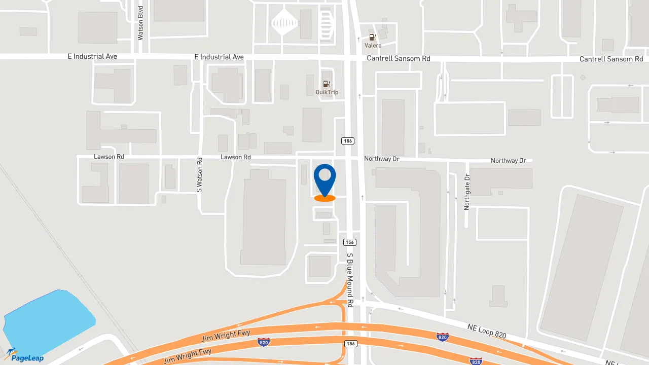 https://pageleap.com map showing location of Subway in Saginaw.