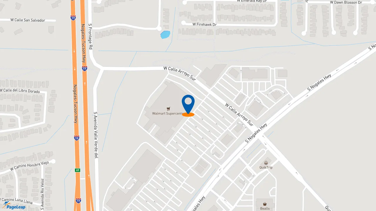 https://pageleap.com map showing location of Subway in Green Valley.