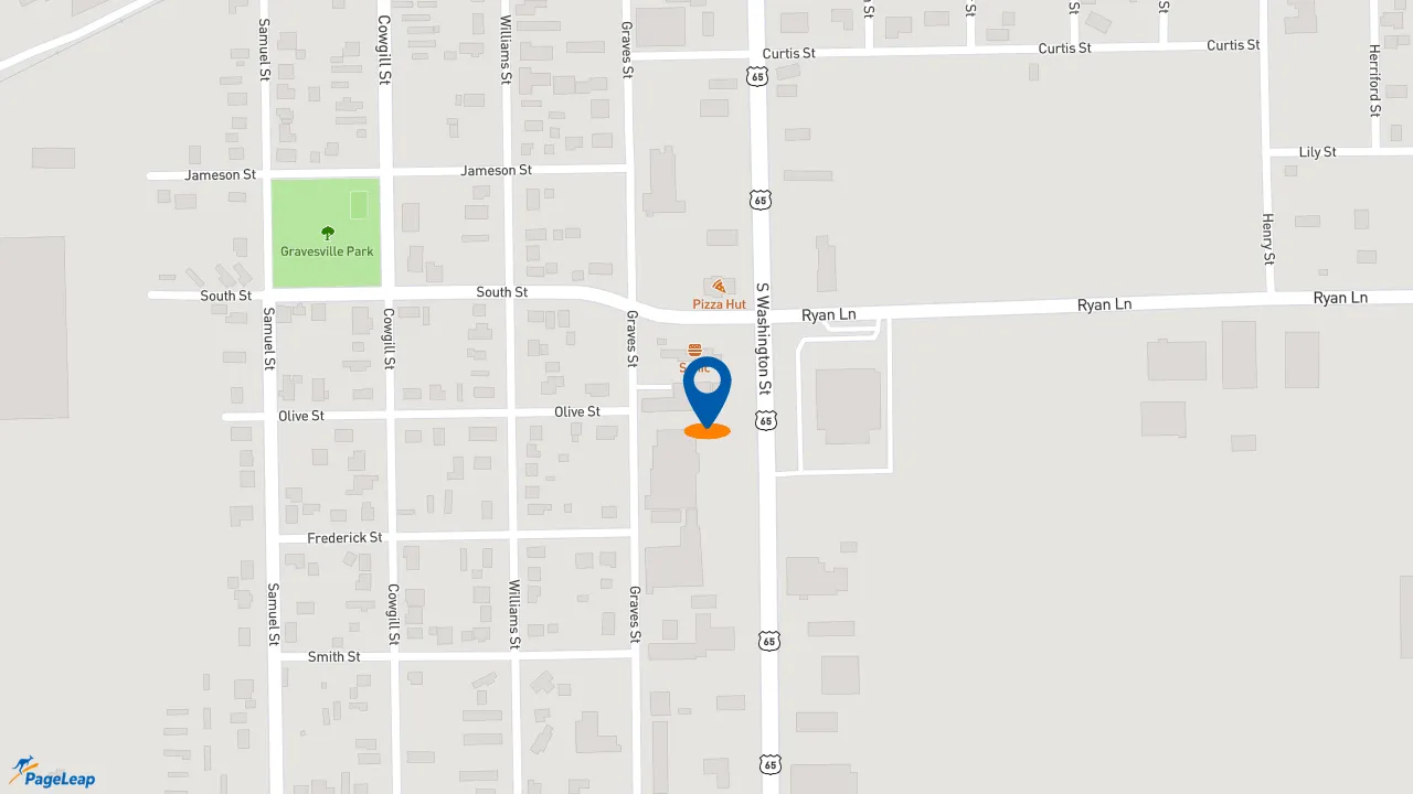 https://pageleap.com map showing location of Subway in Chillicothe.