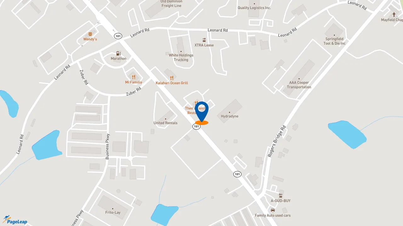https://pageleap.com map showing location of Subway in Greer.