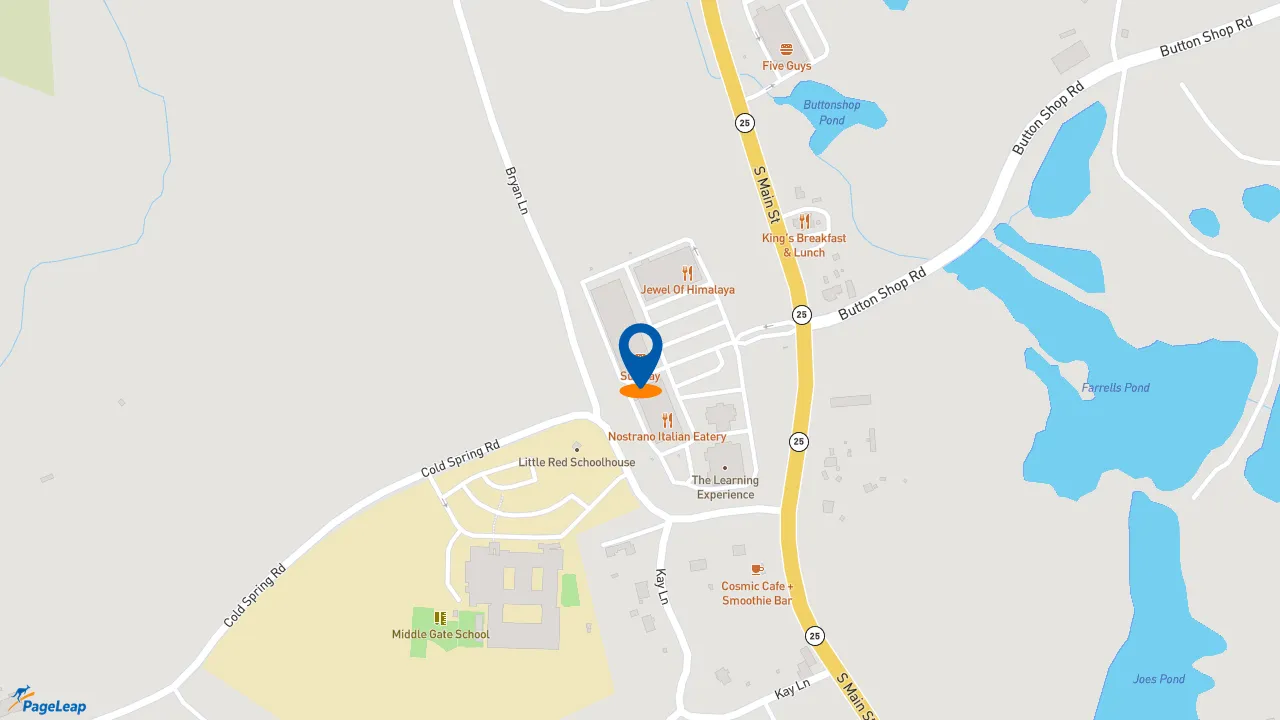 https://pageleap.com map showing location of Subway in Newtown.