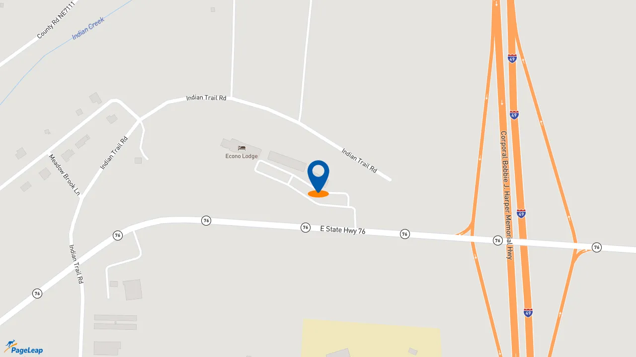 https://pageleap.com map showing location of Subway in Anderson.
