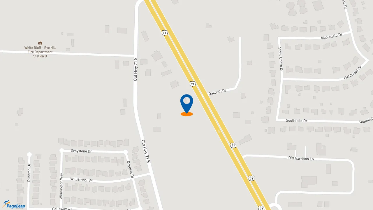 https://pageleap.com map showing location of Subway in Fort Smith.