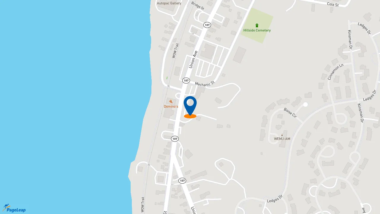 https://pageleap.com map showing location of Subway in Laconia.