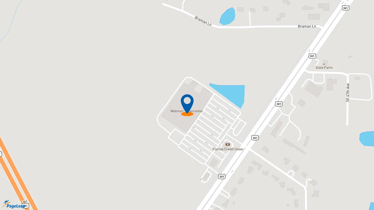 https://pageleap.com map showing location of Subway in Starke.