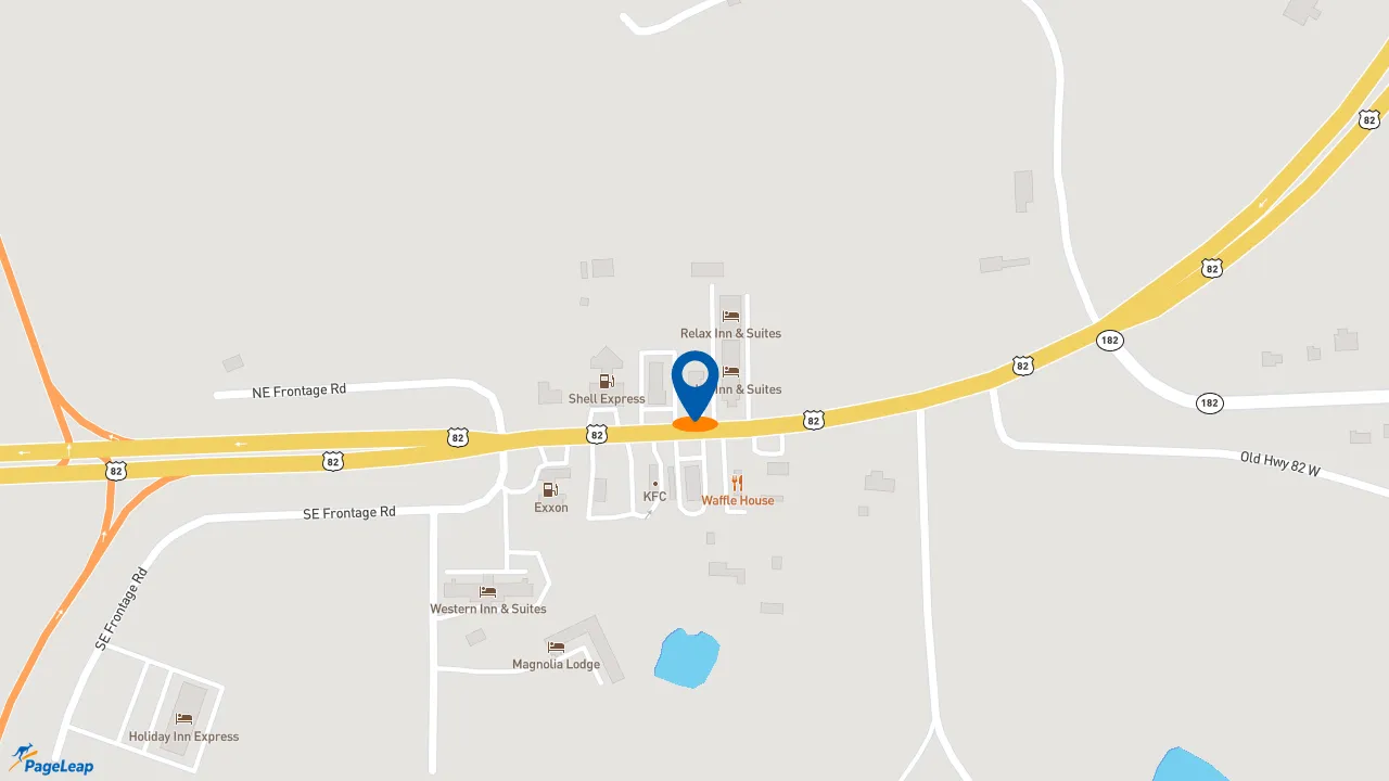 https://pageleap.com map showing location of Subway in Winona.
