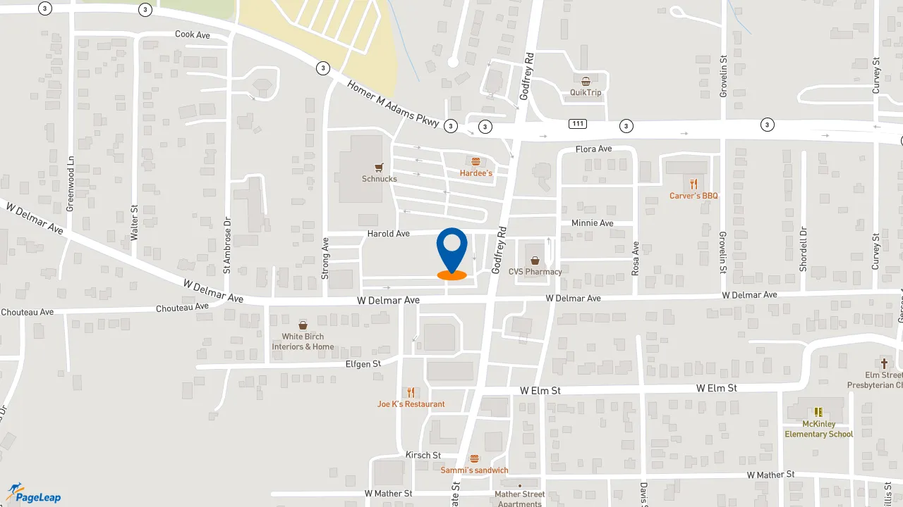 https://pageleap.com map showing location of Subway in Alton.