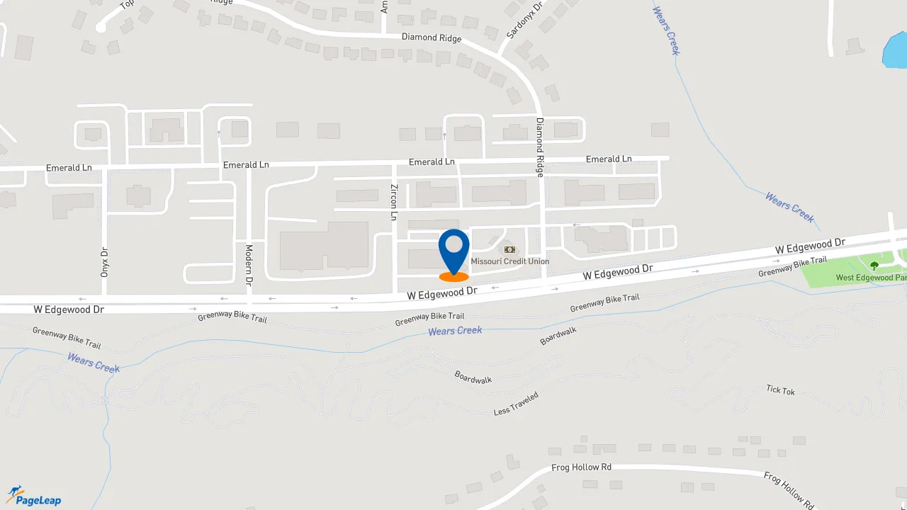 https://pageleap.com map showing location of Subway in Jefferson City.