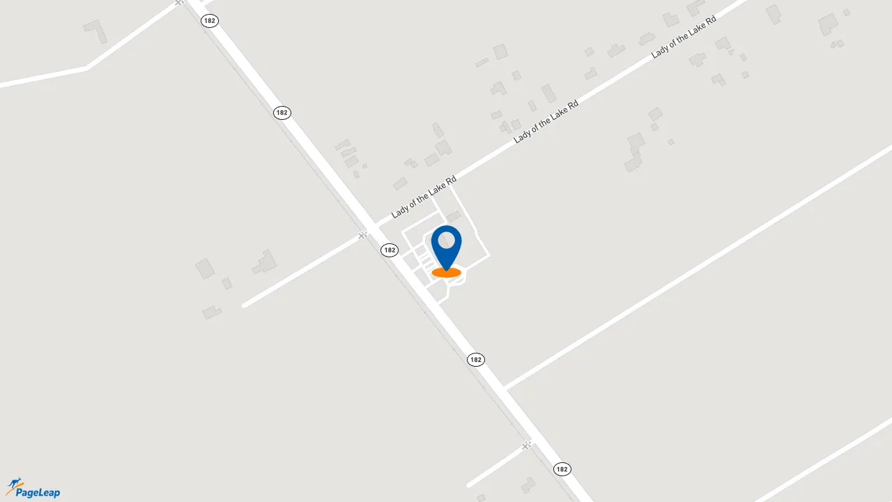 https://pageleap.com map showing location of Subway in New Iberia.
