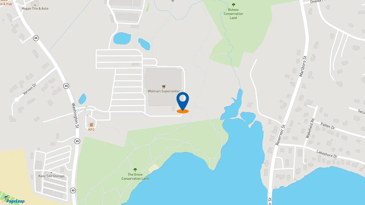 https://pageleap.com map showing location of Subway in Hudson.