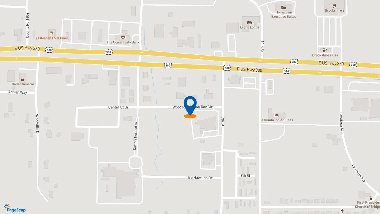 https://pageleap.com map showing location of Subway in Bridgeport.