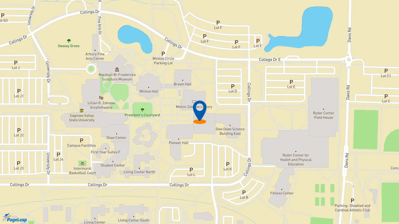 https://pageleap.com map showing location of Subway in University Center.