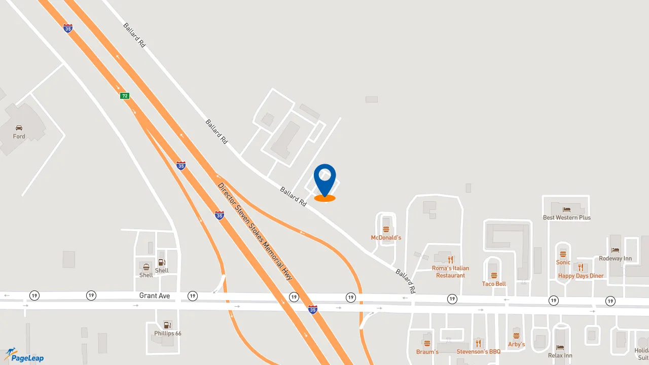 https://pageleap.com map showing location of Taco Bell in Pauls Valley.
